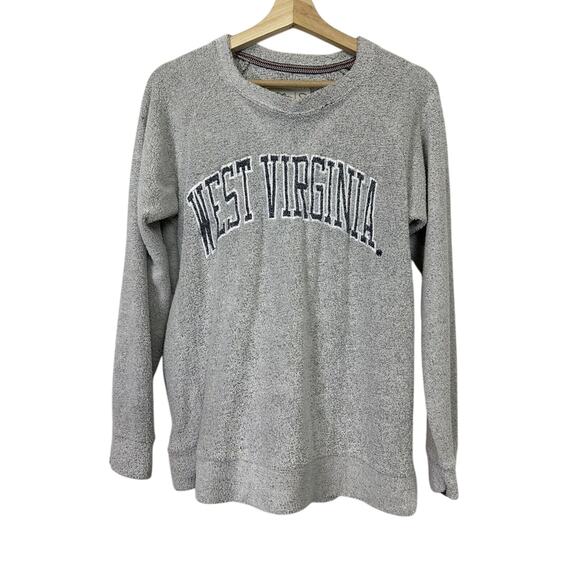 West Virginia Terry Cloth Sweatshirt Small Gray Press Box by Royce Apparel - Picture 9 of 9